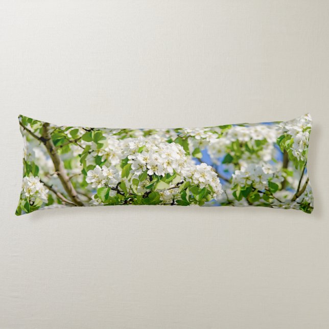 Crab apple blossom body cushion (Front)