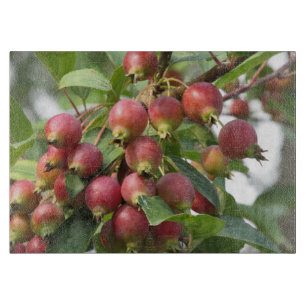 Crab Apple Glass Cutting Board