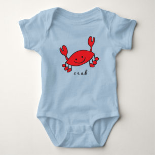 Crab Baby Bodysuit and One-Piece (with base)