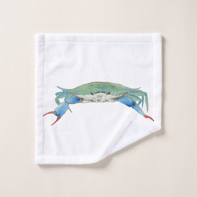 Crab Bath Towel Set (Wash Cloth)