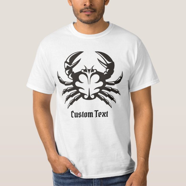 Crab Black T-Shirt (Front)