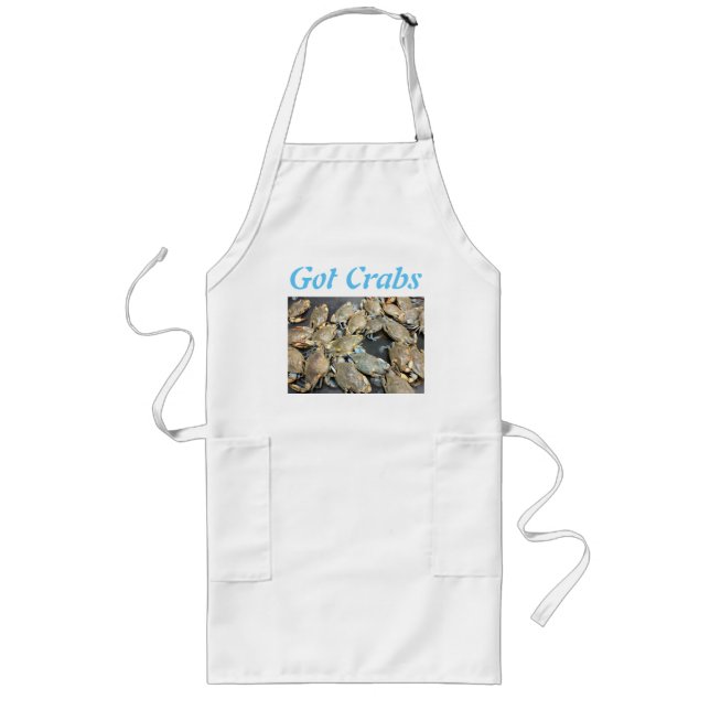 crab blue shell crabs claws carapace crab shell long apron (Front)