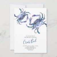 Crab Boil Summer Party Invitation