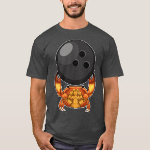 Crab Bowling Bowling Ball  T-Shirt