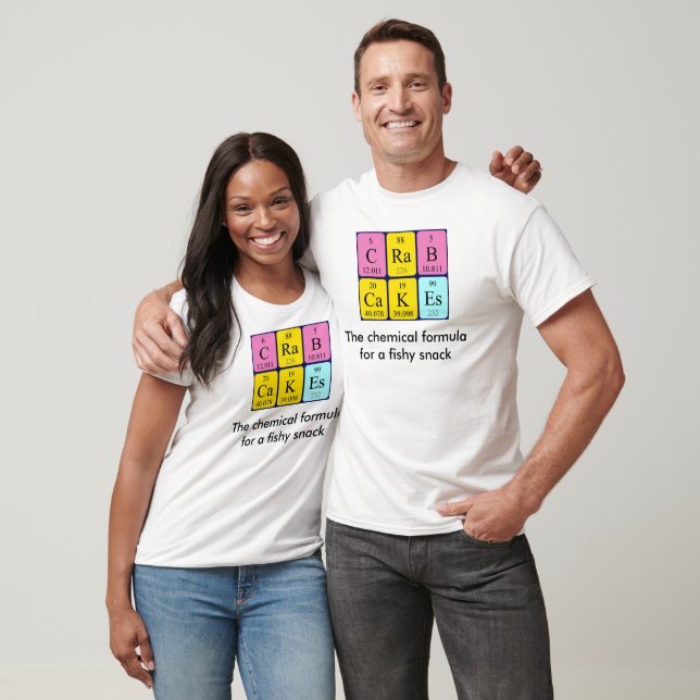 Crab Cakes periodic table phrase shirt (Unisex)