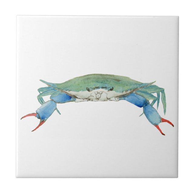 Crab Ceramic Tile (Front)