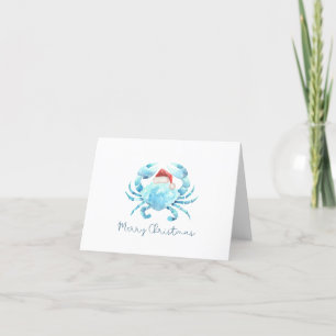 Crab Christmas Card