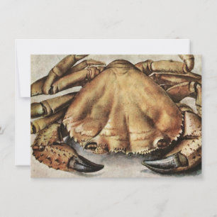 Crab (Creature Under the Sea) (by Albrecht Durer) Card