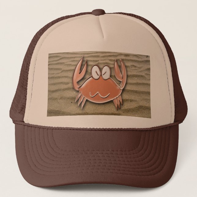 crab dance trucker hat (Front)