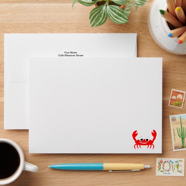 Crab Design Envelope (Desk)