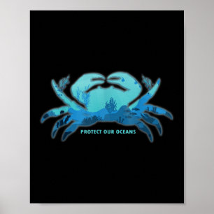 Crab Environmental Protection, Climate Protection, Poster