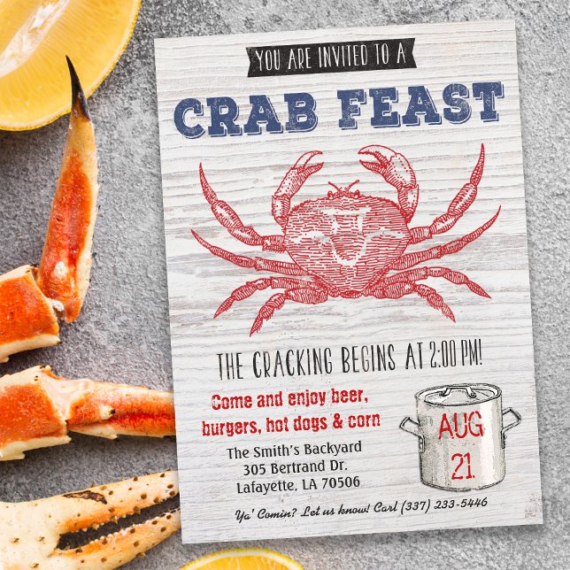 Crab Feast Invitation (Creator Uploaded)