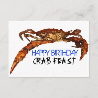 Crab Feast Invitation