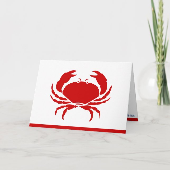 Crab Feast Invitation (Front)