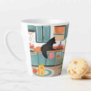 CRAB FEAST Lapphund  Latte Mug