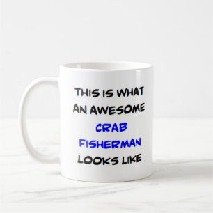 crab fisherman, awesome coffee mug