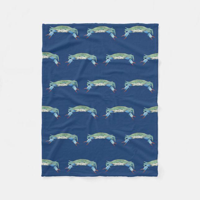 Crab Fleece Blanket (Front)