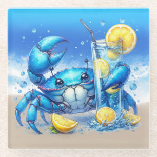Crab Glass Coaster