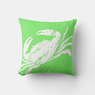 Crab Graphic Print Cushion