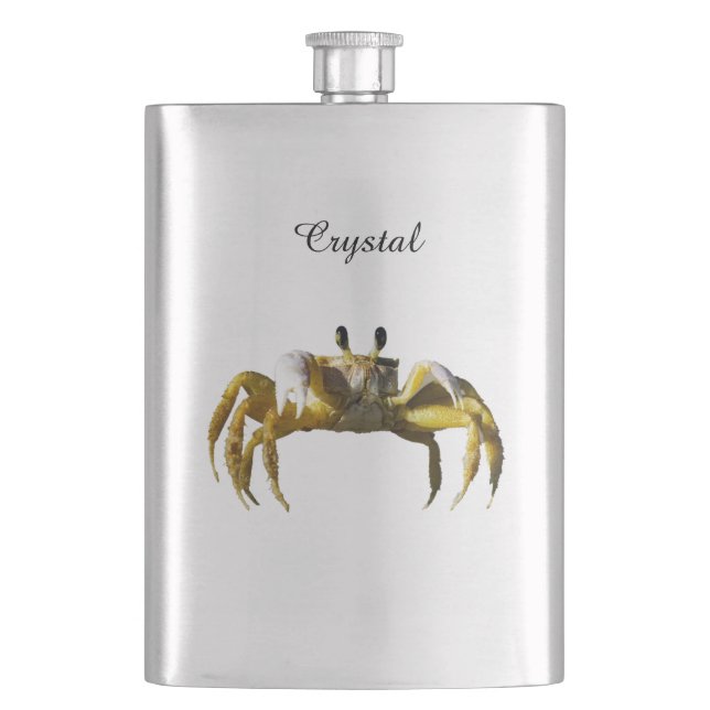 Crab Hip Flask (Front)
