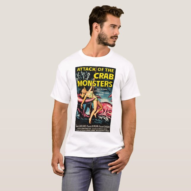 Crab, horror movie vintage poster T-Shirt (Front Full)