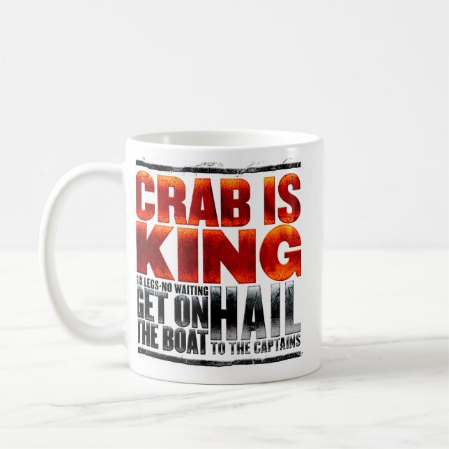 Crab is King Mug (Left)