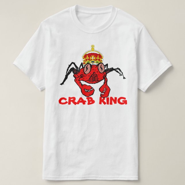 Crab King T-Shirt (Design Front)
