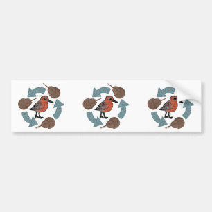 Crab-Knot Cycle Bumper Sticker