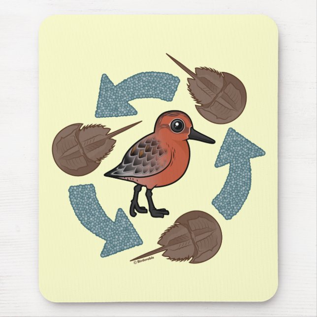 Crab-Knot Cycle Mouse Pad (Front)