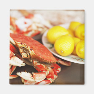 Crab & Lemons Kitchen Magnet