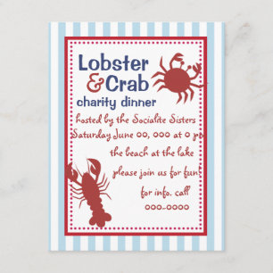 Crab & Lobster! Invitation