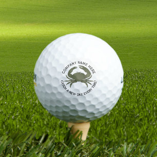Crab Logo Design • Custom Golf Balls