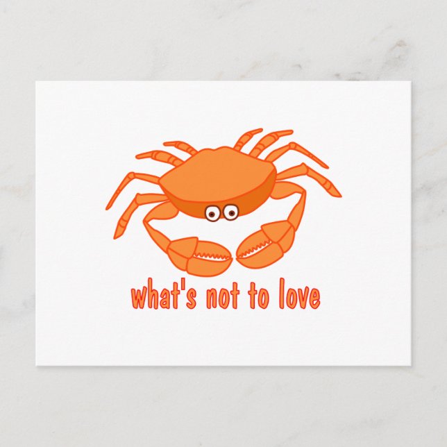 Crab Love Postcard (Front)