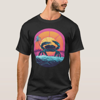 Crab Lovers Retro 80s 90s Style girl T-Shirt