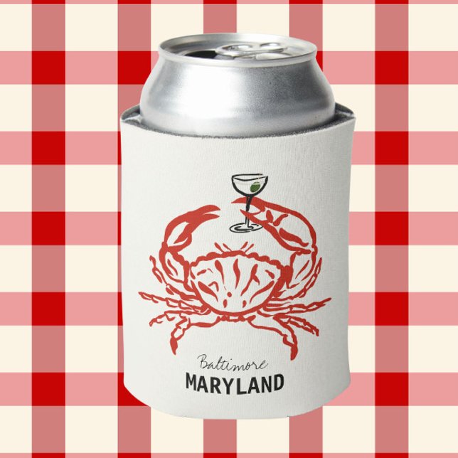 Crab Maryland Wedding  Can Cooler (Creator Uploaded)