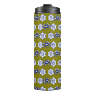 Crab monster pattern thermal tumbler