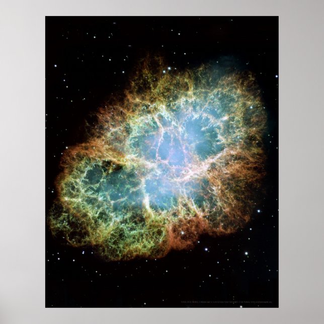 Crab Nebula 16x20 (12x18) Poster (Front)