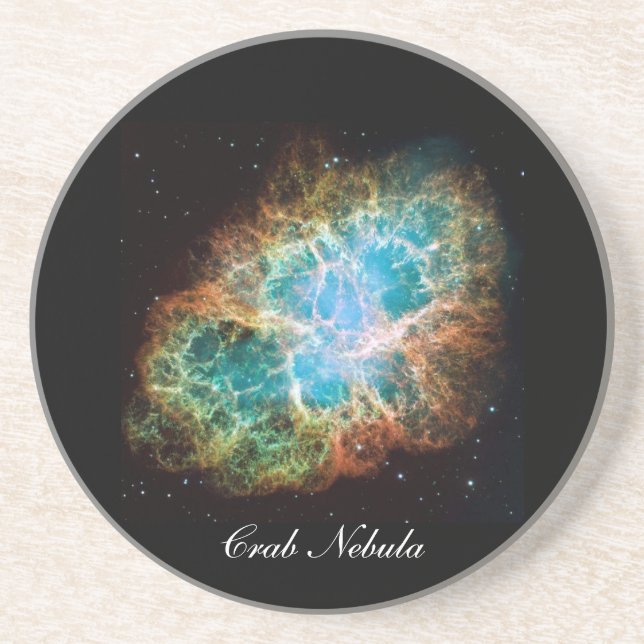 "Crab Nebula-beginning 1054 AD -Coaster" Coaster (Front)