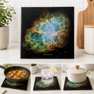 Crab Nebula Ceramic Tile