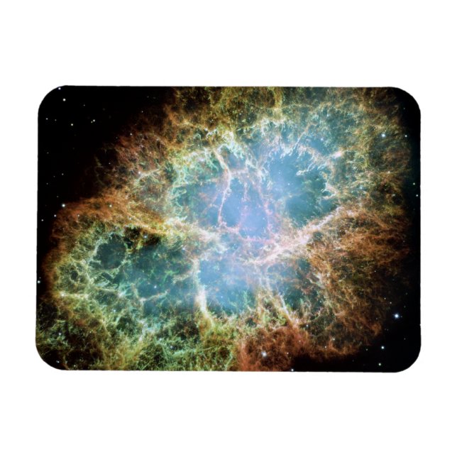 Crab Nebula – Hubble Telescope Magnet (Horizontal)