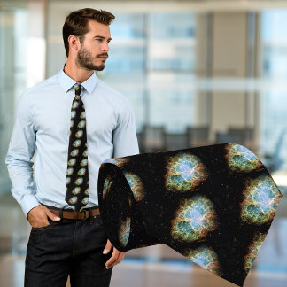 Crab Nebula Outer Space NASA Tie