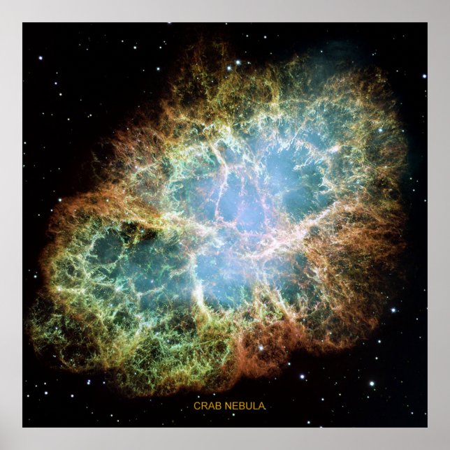 Crab Nebula Poster (Front)