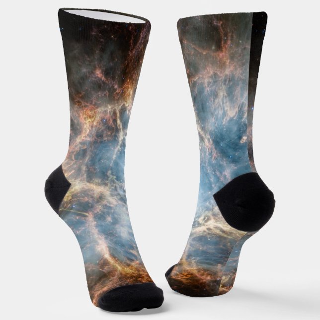 Crab Nebula Socks (Angled)