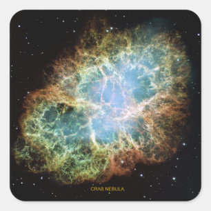 Crab Nebula Square Sticker