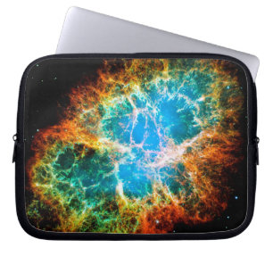 Crab Nebula Supernova Remnant Hubble Space Photo Laptop Sleeve