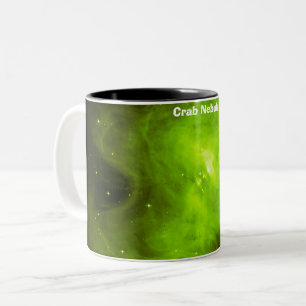 Crab Nebula Two-Tone Coffee Mug