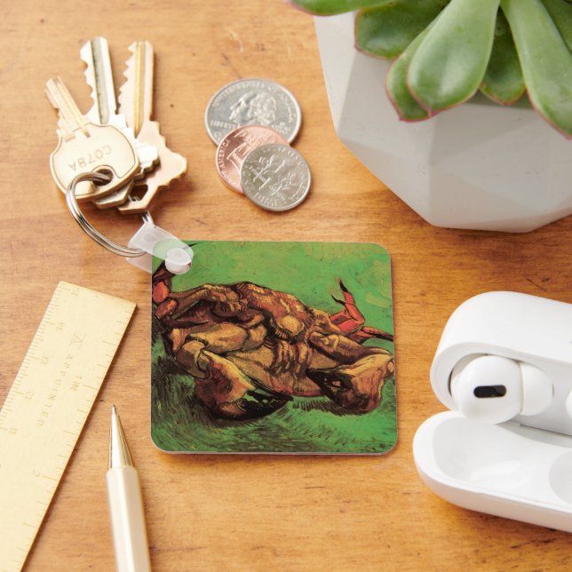Crab on Its Back by Vincent van Gogh Key Ring (Desk)