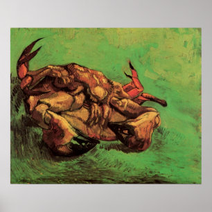 Crab on Its Back by Vincent van Gogh Poster