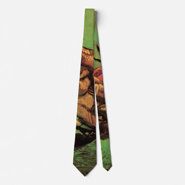 Crab on Its Back by Vincent van Gogh Tie (Front)