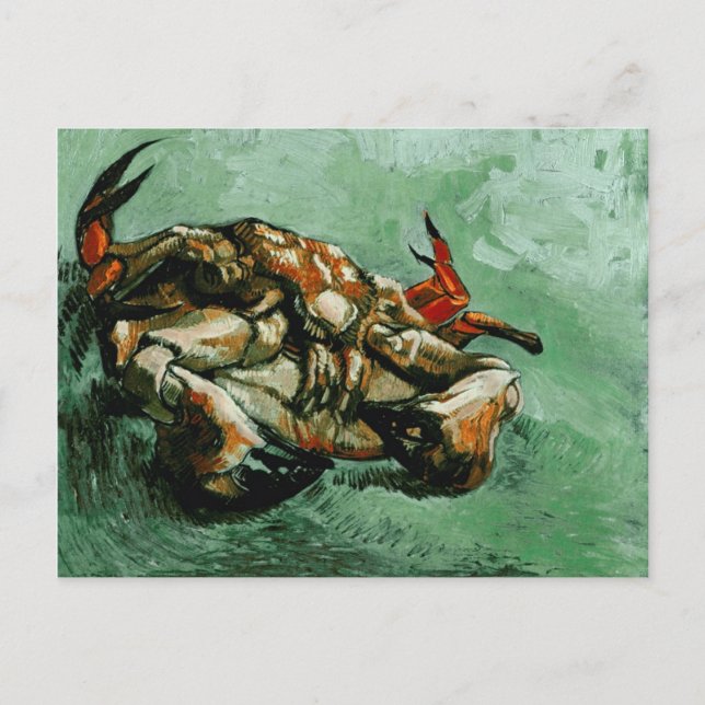 Crab on Its Back (F605) Van Gogh Fine Art Postcard (Front)